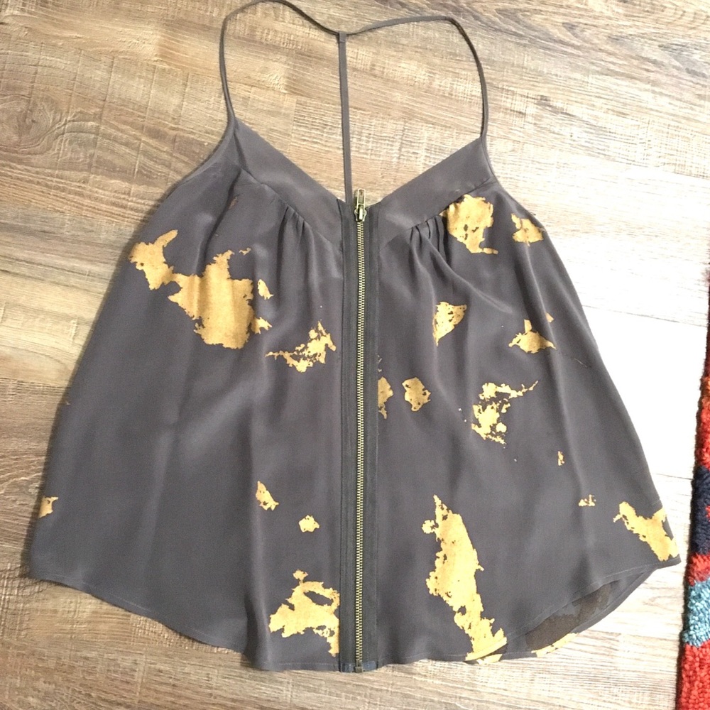 Anthropologie Silence + Noise Silk Tank, Small